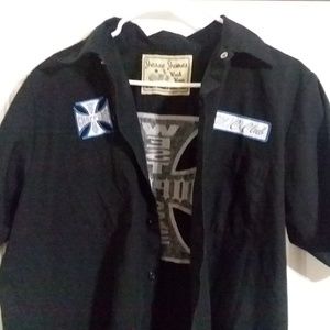 West Coast choppers work shirt euc